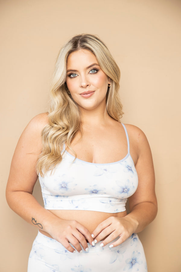 Top Tiras Estampado Seamless