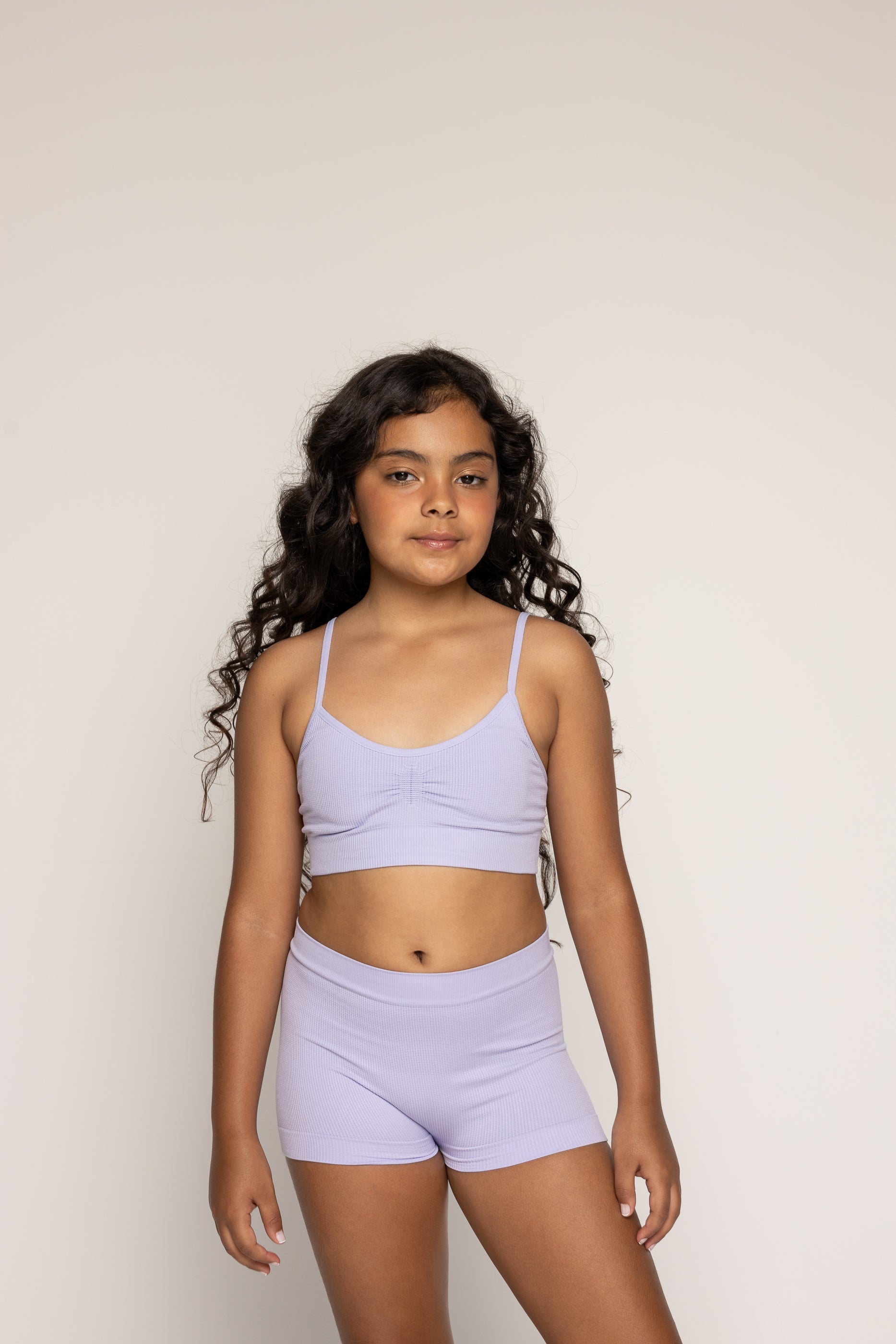 Top Acanalado Copa Removible TEEN Seamless PACK X2