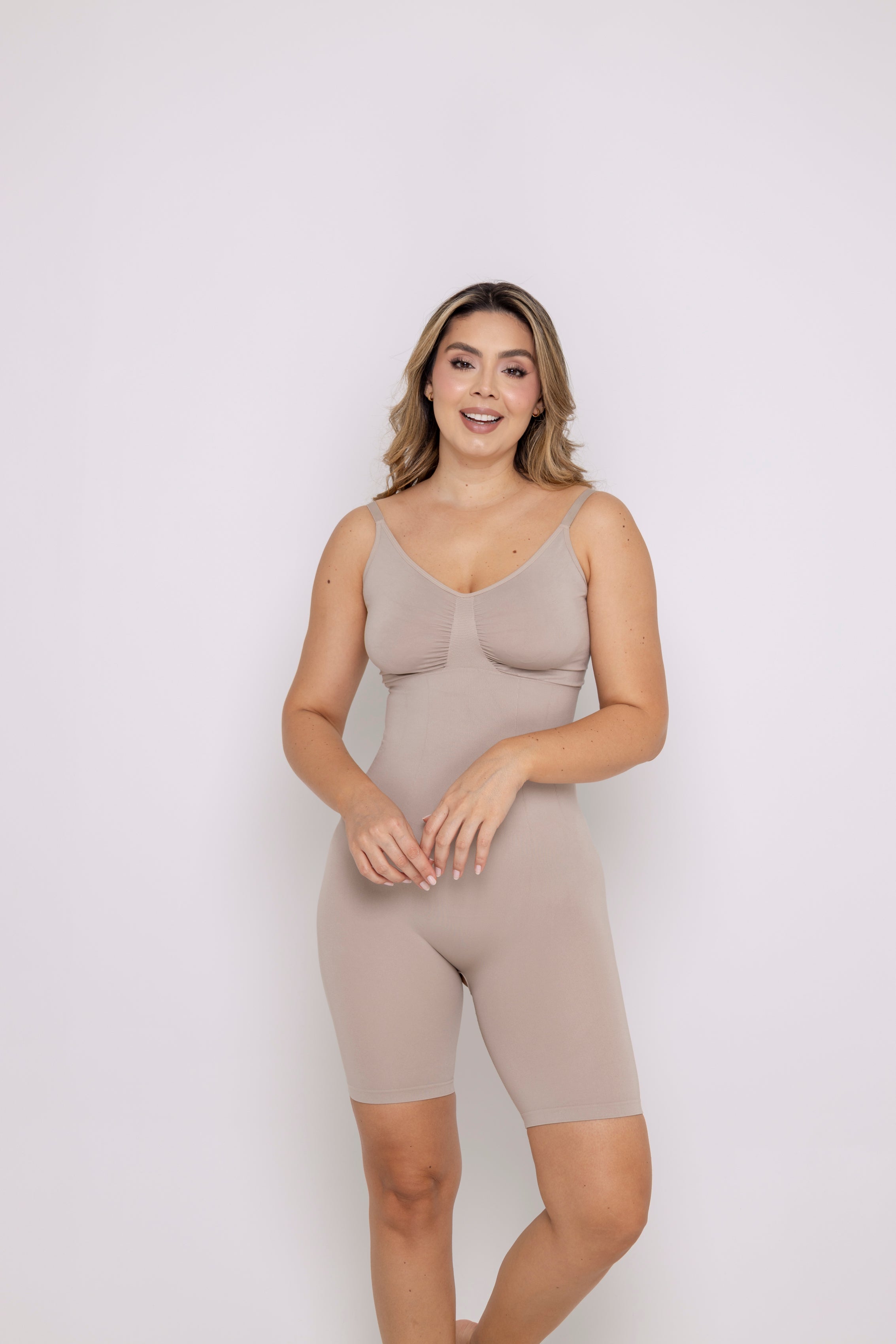 Body Moldeador Tiras Con Abertura Perineal Seamless
