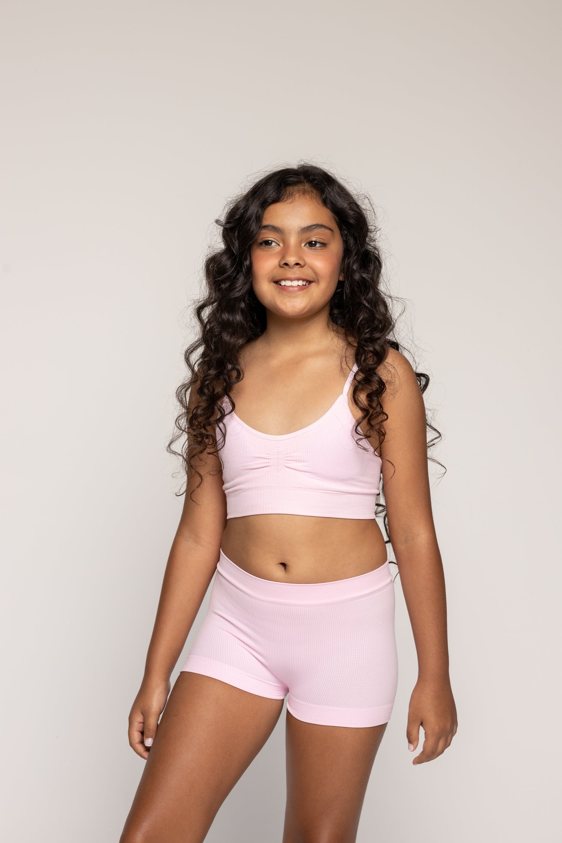 Top Acanalado Copa Removible TEEN Seamless PACK X2